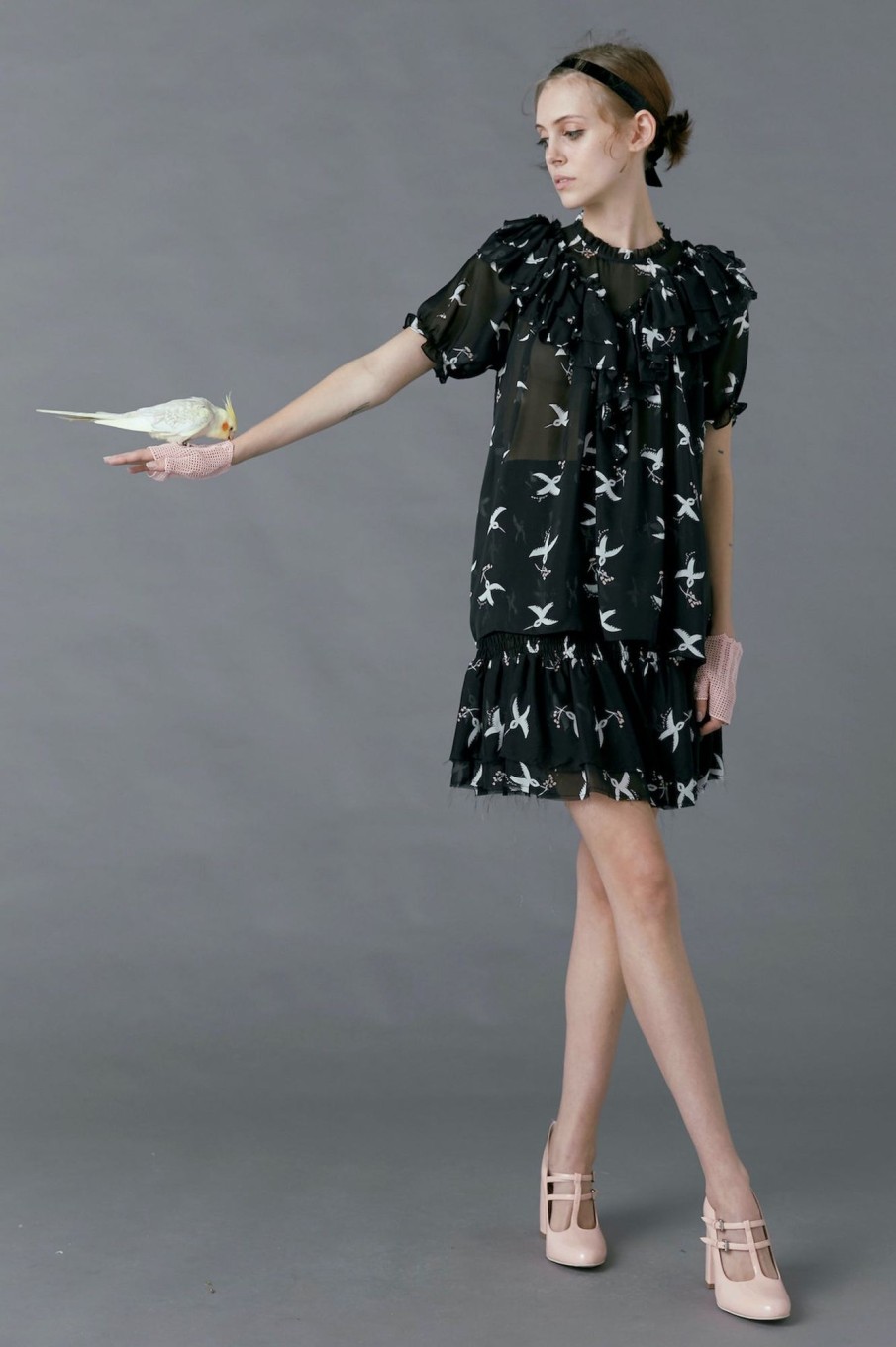 Clothing MacGraw | Migration Top In Bird Print