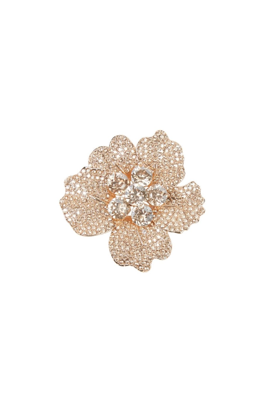 Accessories MacGraw | Camellia Brooch In Gold