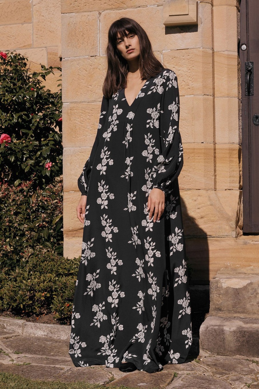 Clothing MacGraw | Bouquet Dress In Black Rose