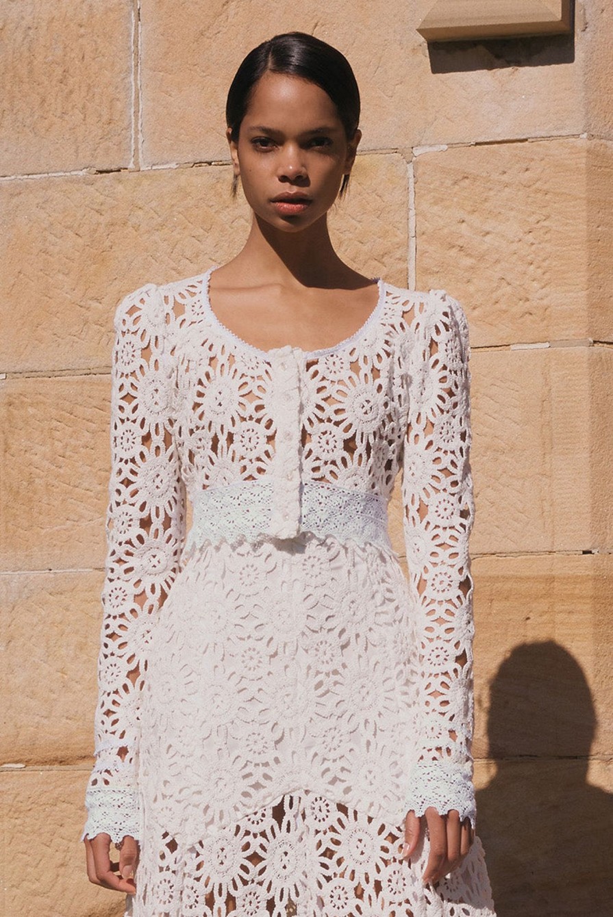 Clothing MacGraw | Noble Top In Ivory Lace