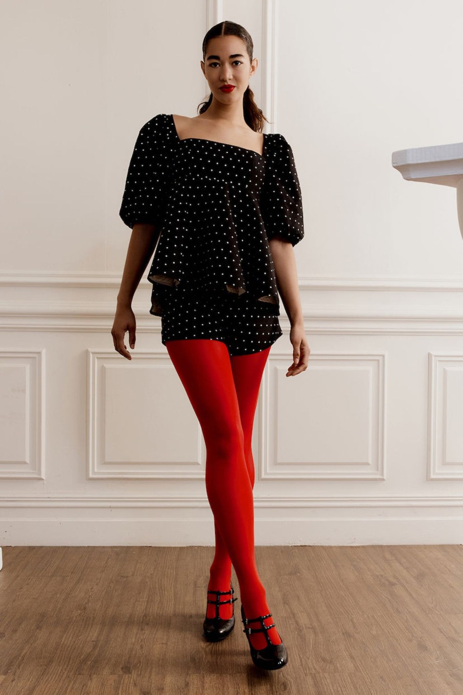 Clothing MacGraw | Poppy Short In Spot Jacquard