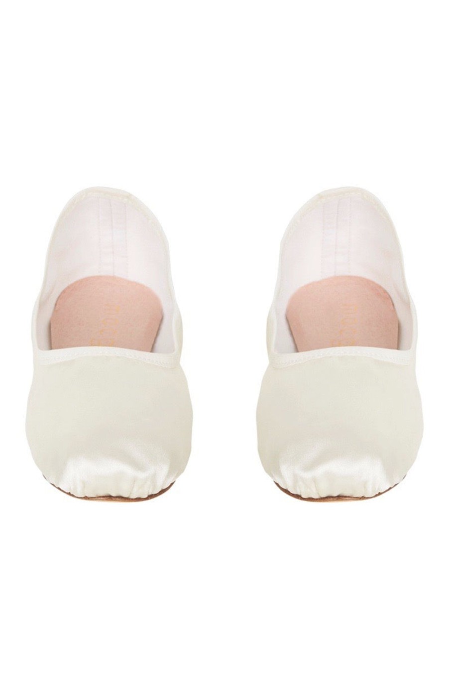 Accessories MacGraw | Satin House Slipper In Ivory