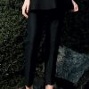 Clothing MacGraw | Non Chalant Trouser In Black Silk Wool