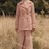 Clothing MacGraw | Historical Coat In Pink Corduroy