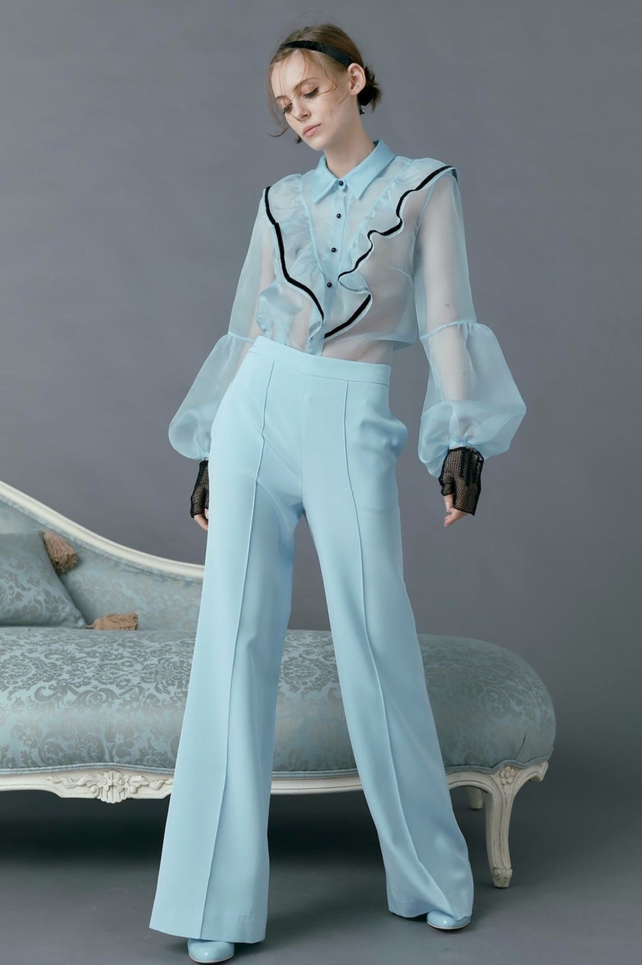 Clothing MacGraw | Love Bird Blouse In Blue