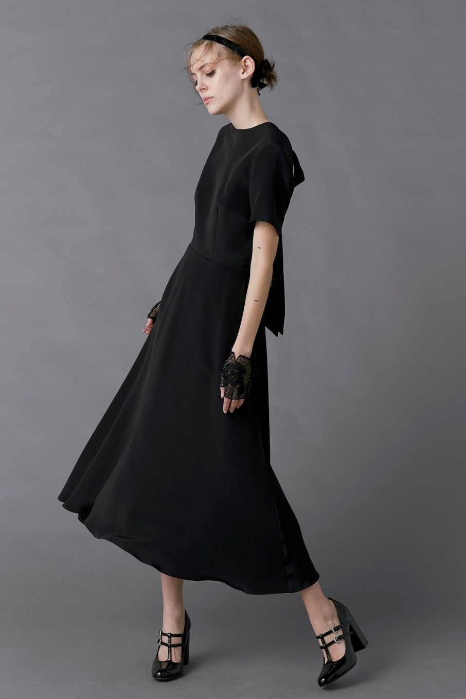 Clothing MacGraw | Bow Tie Dress In Black