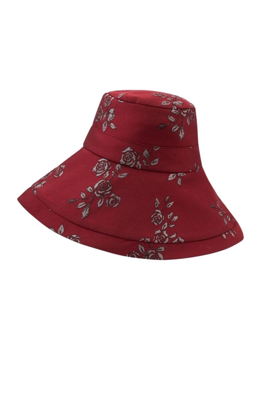 Accessories MacGraw | Bucket Hat In Wine Jacquard